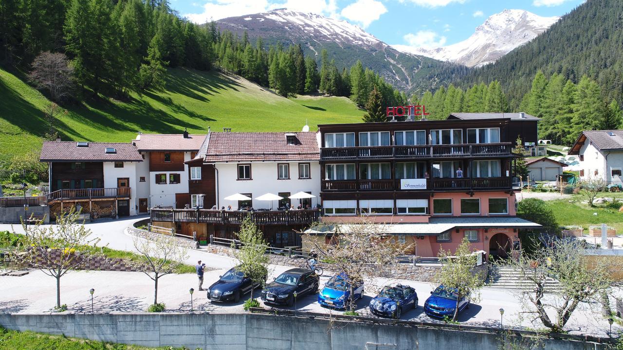 Hotel Sonnenhalde Wiesen Bagian luar foto