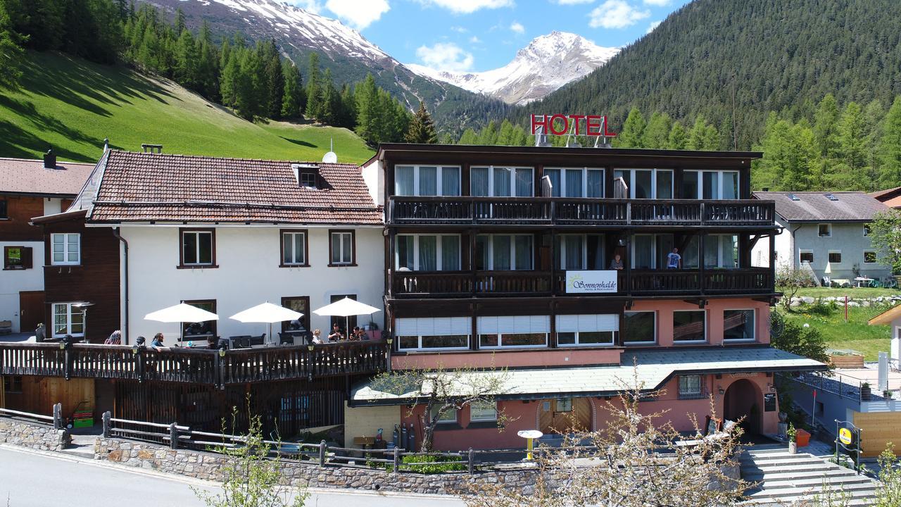 Hotel Sonnenhalde Wiesen Bagian luar foto