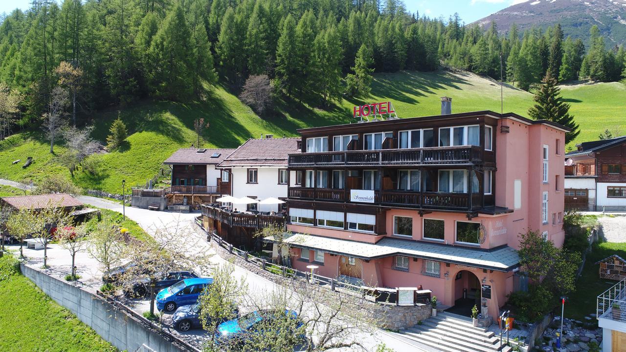 Hotel Sonnenhalde Wiesen Bagian luar foto