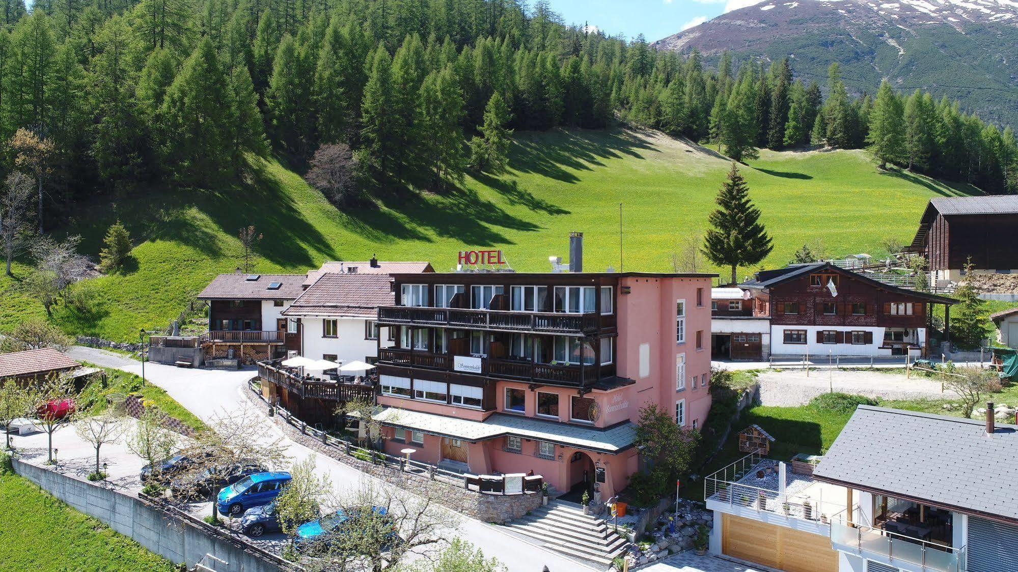 Hotel Sonnenhalde Wiesen Bagian luar foto